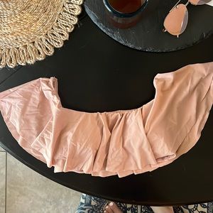 off the shoulder swim top